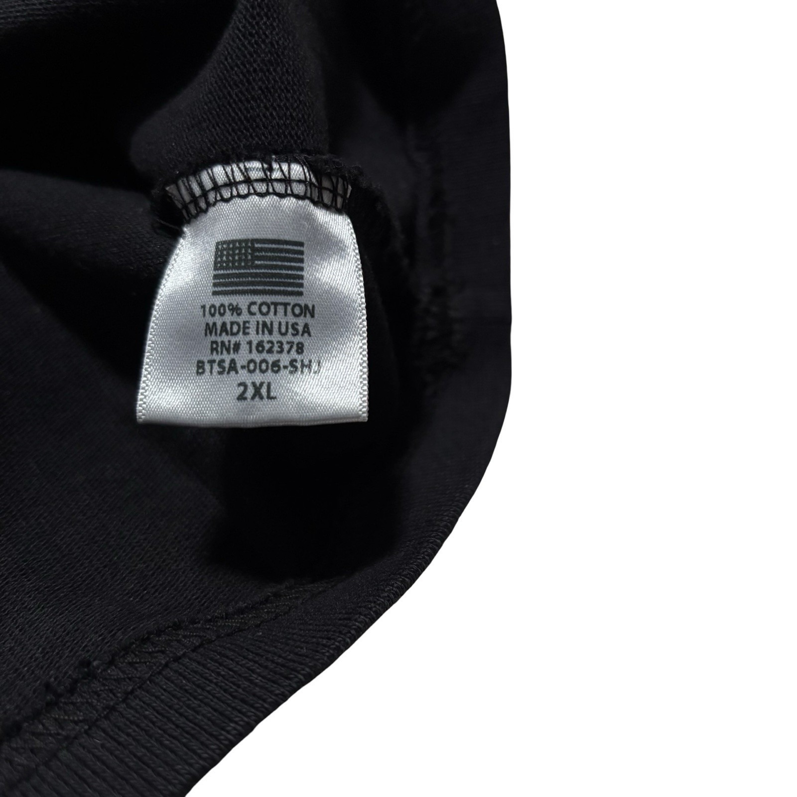 Sneaker Politics Men's Alien Peace Logo Short Sleeve Sweater Black Cotton Xxl — image 5 of 5